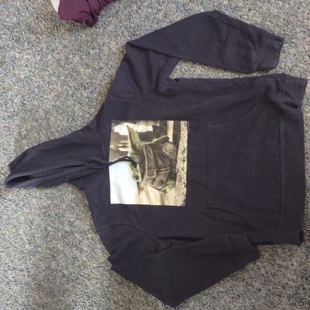 Baby Yoda (Grogu) graphic sweatshirt